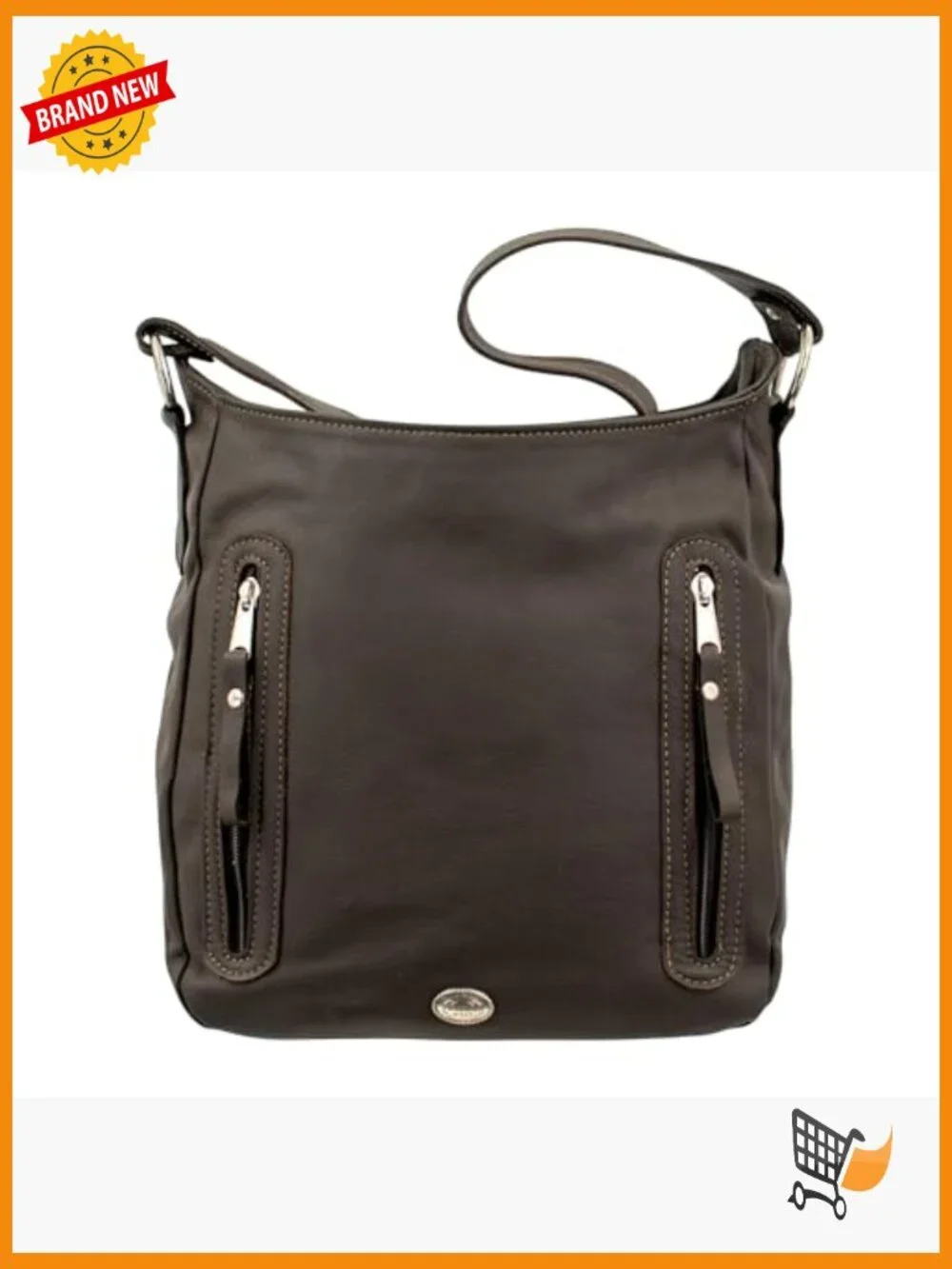 Western Hobo Bag with Conceal Carry Pocket - Leather Shoulder Bag